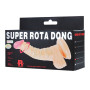 Реалистичный вибратор на присоске BAILE - SUPER ROTA DONG, BW-008082X