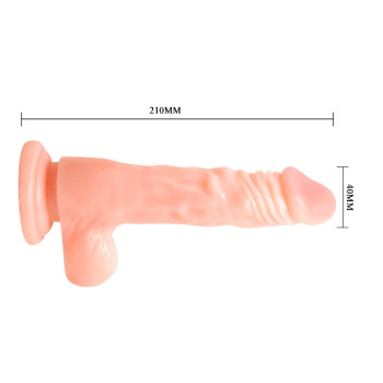 Вібратор на присосці BAILE - COCK 8,5'' BW-008071A
