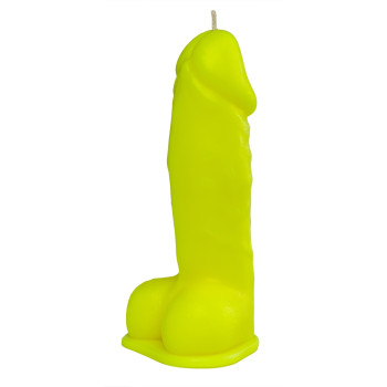 Свічка LOVE FLAME - Dildo L Yellow Fluor, CPS01-YELLOW