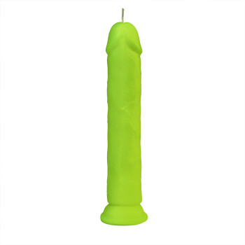 Свічка LOVE FLAME - Dildo Roma Yellow Fluor, CPS03-YELLOW