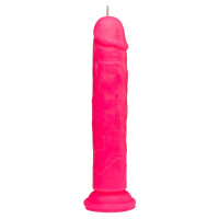 Свеча LOVE FLAME - Dildo Roma PINK Fluor, CPS03-PINK