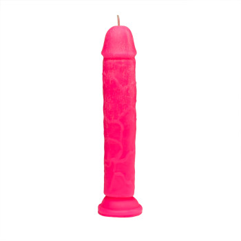 Свічка LOVE FLAME - Dildo Roma Pink Fluor, CPS03-PINK