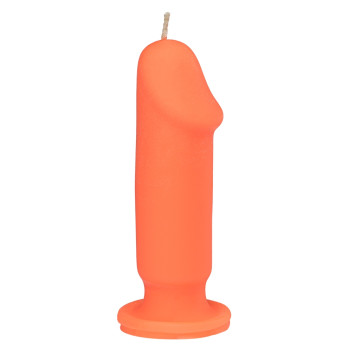 Свічка LOVE FLAME - Dildo S Orange Fluor, CPS04-ORANGE