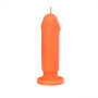 Свічка LOVE FLAME - Dildo S Orange Fluor, CPS04-ORANGE