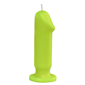 Свічка LOVE FLAME - Dildo S Yellow Fluor, CPS04-YELLOW
