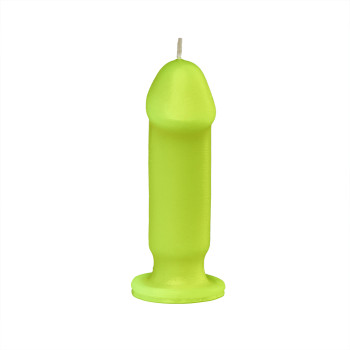 Свічка LOVE FLAME - Dildo S Yellow Fluor, CPS04-YELLOW