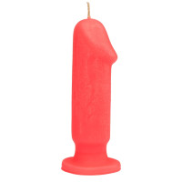 Свічка LOVE FLAME - Dildo S Red Fluor, CPS04-RED