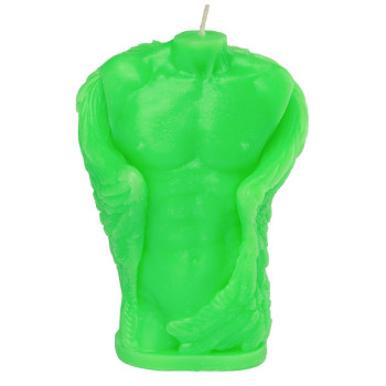 Свічка LOVE FLAME - Angel Man Green Fluor, CPS07-GREEN