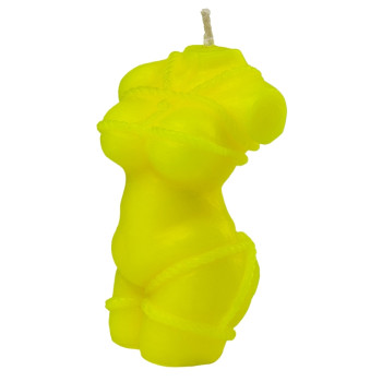 Свічка LOVE FLAME - Shibari I Yellow Fluor, CPS09-YELLOW
