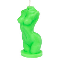 Свеча LOVE FLAME - Lady Green Fluor, CPS12-GREEN