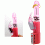 Вибратор с стимулятором клитора и ротацией BAILE - Chrisina PINK Vibration Rotation, BW-004107SY