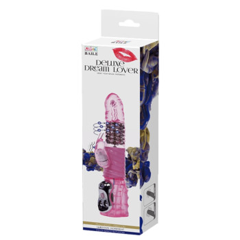 Вибратор с стимулятором клитора и функцией ротации BAILE - DELUXE DREAM LOVER, BW-020031