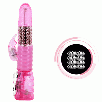 Вибратор с стимулятором клитора и функцией ротации BAILE - DELUXE DREAM LOVER, BW-020031