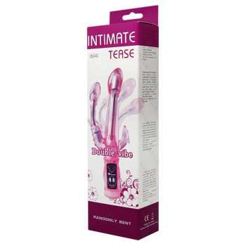 Вібромасажер з анальним і кліторальним стимулятором BAILE - INTIMATE TEASE, BW-037021A