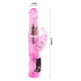 Вибратор с стимулятором клитора и функцией ротации BAILE - TRAVEL PARTNER Rabbit, 3 rotation functions 3 vibration functions, BW-037030