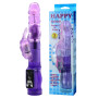 Вибратор с стимулятором клитора и функцией ротации BAILE - HAPPY RABBIT, BW-037034