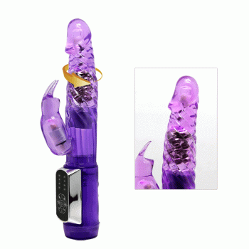 Вібратор із стимулятором клітора та функцією ротації BAILE - ENTHUSTASM COWBOY, 4 rotation functions 12 vibration functions, BW-037302