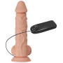 Большой вибратор на присоске BAILE - Beautiful Burag Vibration 9.4", BW-008104ZR