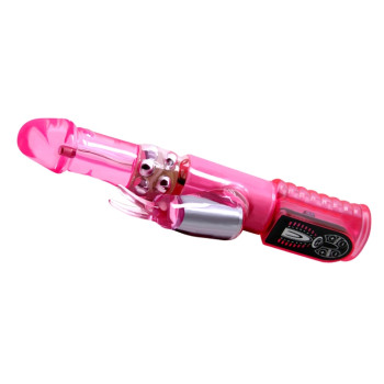 Вібратор із стимулятором клітора та функцією ротації BAILE - Pleasurizer Legend toyz, 8 vibration functions 8 rotation functions, BW-043005