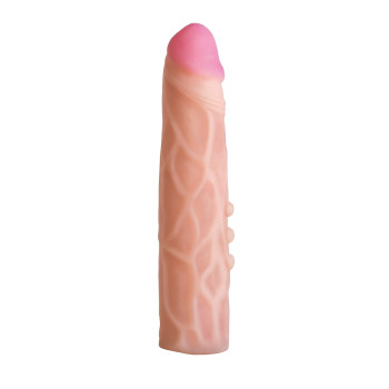 Насадка для страпона тілесна EGZO CIBERSKIN NSTR05 ( 21,5 см х 4,6 см )