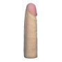 Насадка для страпона тілесна EGZO CIBERSKIN NSTR06 ( 18 см х 4,2 см )