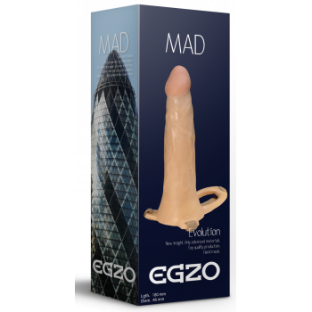 Фаллопротез поясний EGZO MAD FH09 ( 18 см х 4,6 см )