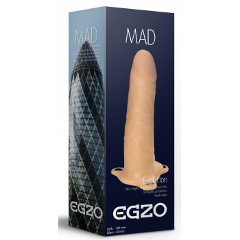 Фаллопротез поясний EGZO MAD FH16 (18 см х 4,2 см)