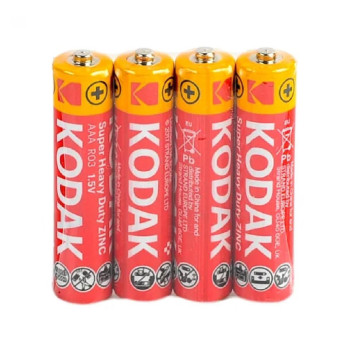 Батарейка сольова Kodak Super Heavy Duty R3 AAA (4 шт)