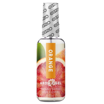 Оральний гель-лубрикант EGZO AROMA GEL - Orange, 50 мл