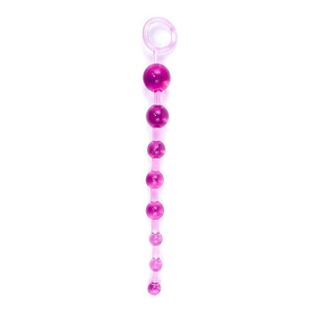Анальні намиста Jelly Anal Beads Purple, SKN-ANL033 Purple