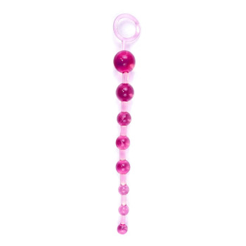 Анальні намиста Jelly Anal Beads Pink, SKN-ANL033 Pink