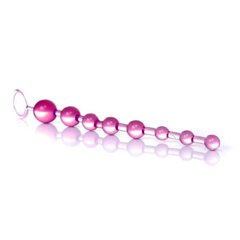 Анальні намиста Jelly Anal Beads Pink, SKN-ANL033 Pink