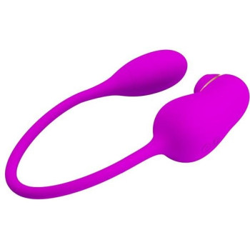 Гибкий вибростимулятор с вакуумной стимуляцией ROMANCE KAMA USB, MC34