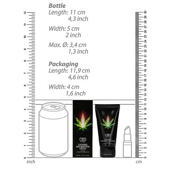 Стимулюючий крем для жінок Shots-CBD Cannabis Masturbation Cream For Her, 50 ml