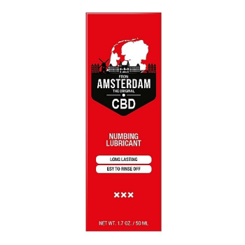 Вагінальний гель на водній основі з пролонгуючим ефектом Original CBD from Amsterdam-Numbing Lubricantl, 50 ml