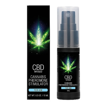 Духи з феромонами для чоловіків Shots-CBD Cannabis Pheromone Stimulator For him , 15 ml