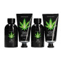 Набор для ванны и душа CBD Luxe Travel set - GREEN TEA & HEMP OIL ( 4 предмета )