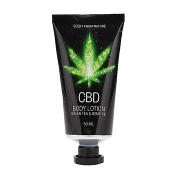 Набор для ванны и душа CBD Luxe Travel set - GREEN TEA & HEMP OIL ( 4 предмета )