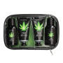 Набор для ванны и душа CBD Luxe Travel set - GREEN TEA & HEMP OIL ( 4 предмета )