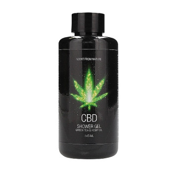 Набор для ванны и душа CBD Luxe Gift set - GREEN TEA & HEMP OIL ( 4 предмета )