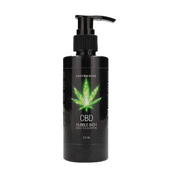 Набір для ванни і душу CBD Care set-GREEN TEA & HEMP OIL ( 3 предмета )