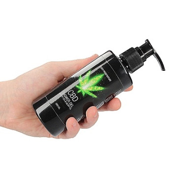 Набір для ванни і душу CBD Care set-GREEN TEA & HEMP OIL ( 3 предмета )