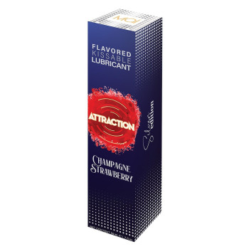 Оральный лубрикант на водной основе с ароматом шампанского и клубники Mai - Attraction Flavored Kissable Lubrikant Champagne Strawberry, 50 ml