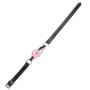 Кляп шар Classic plastic Black and Pink, SKN-KK04