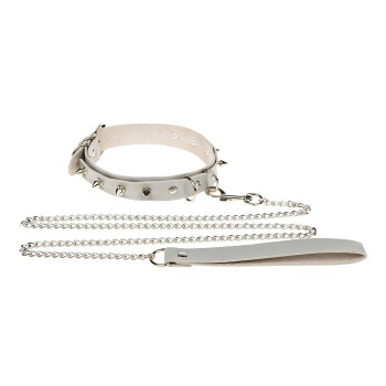 Поводок PU Leather Leash Black, SKN-AS24 Gray
