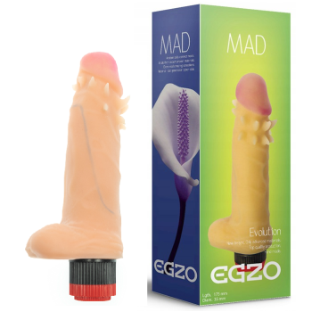 Вібратор з вусиками EGZO Ciberskin SVS002 ( 17,5 см х 3,5 см )