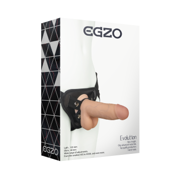 Жіночий страпон EGZO Evolution STR006 ( 16,5 см х 4 см )