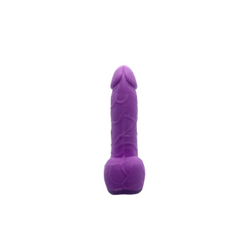 Крафтовое мыло-член с присоской Чистый Кайф Violet size S натуральное
