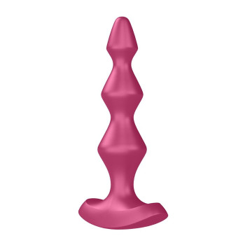 Анальный стимулятор-бусины с двумя моторами Satisfyer Lolli-Plug 1 Berry