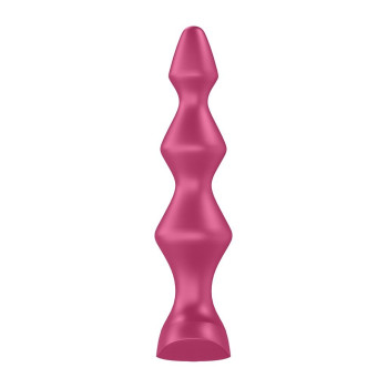 Анальний стимулятор-намистини з двома моторами Satisfyer Lolli-Plug 1 Berry